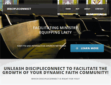 Tablet Screenshot of discipleconnect.com